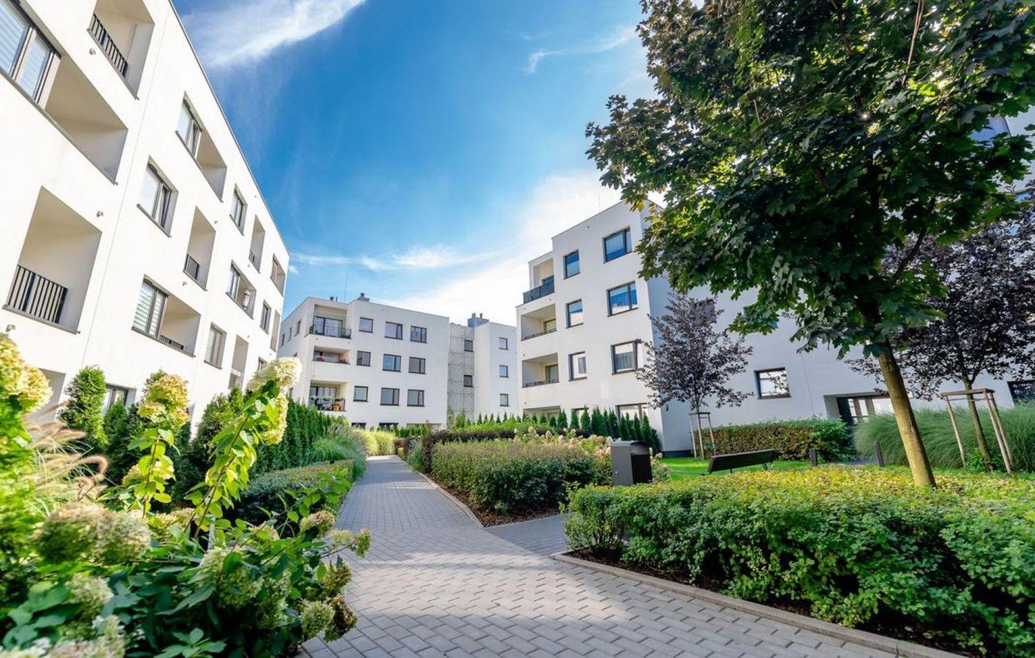 Apartament Green Z Garazem Podziemnym Varsó Kültér fotó