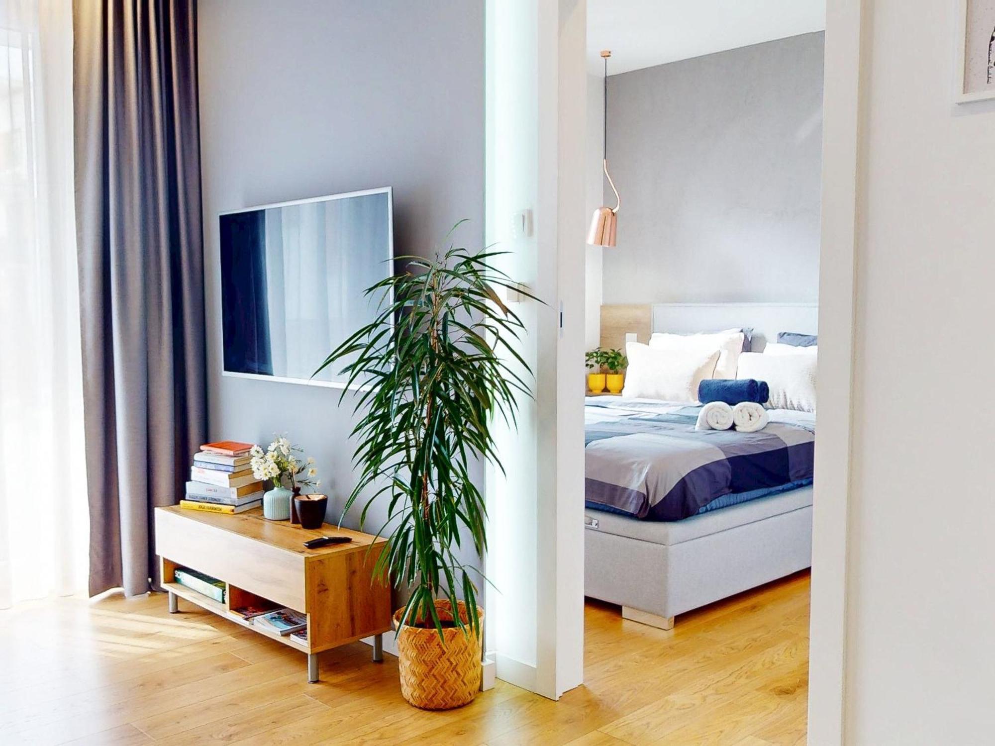 Apartament Green Z Garazem Podziemnym Varsó Kültér fotó